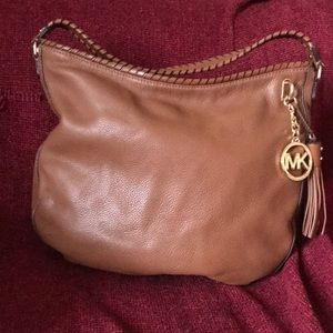 Camel colored Michael Kors handbag